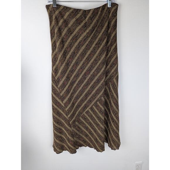 Christopher & banks brown skirt Academia Modest Sz L Length 36 "Waist 33-36" - Picture 10 of 10